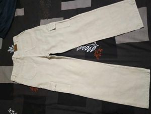 Beige Cargo Pants