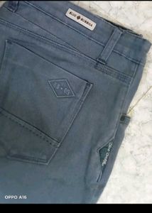 Blue Buddha Gray Denim Jeans
