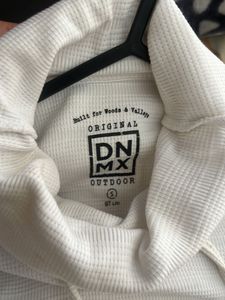 White Short Sleeve Turtleneck Tee