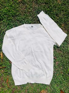 White Knit Jumper