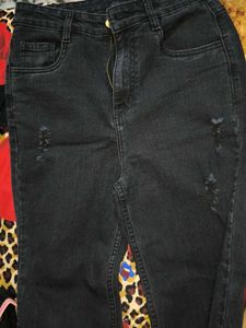 Black Denim Jeans