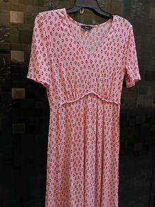 MAX Floral Printed A-line Dress