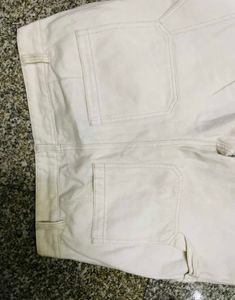 korean Beige Cargo Pants