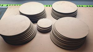 6x6=6 Pic Inch Mdf Bord Wall Design Sheet #frem
