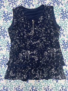 Blue Mushroom Top