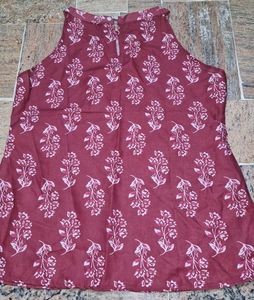 Floral Sleeveless Tank Top