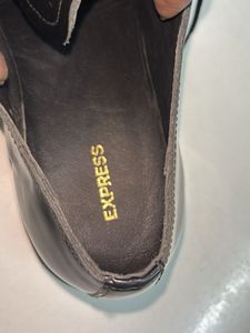 Express Chunky Classic Black Formal Shoes