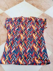 Multi Colour Stripes T Shirt
