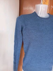 Blue Knit Sweater