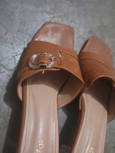 Brown Steppings Heels