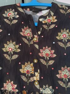 Floral Print Kurta