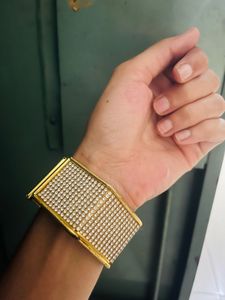 Sparkly Gold Cuff Bracelet