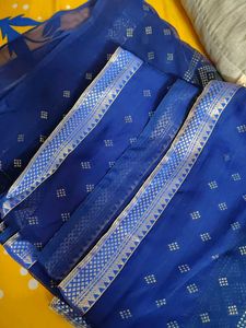 Pure Chiffon Double Shade Saree