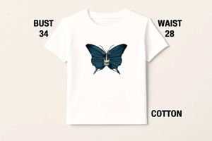 Blue Butterfly Tee
