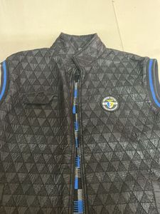 Black Half Sleeve Double Sided Jacket