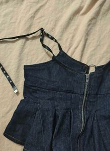 Denim Crop Top
