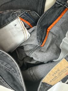 Dark Grey Denim Jeans