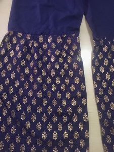 Nevy Blue Plazzo Pair With Dupatta