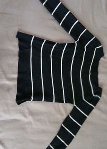 Striped Long Sleeve Top