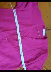 Pink Button-Down Cardigan