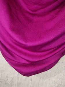 Purple Cowl Neck Top