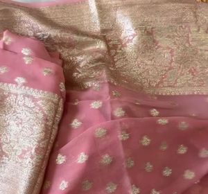 Elegant Pink Saree