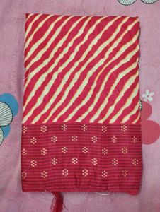 Elegant Striped Saree