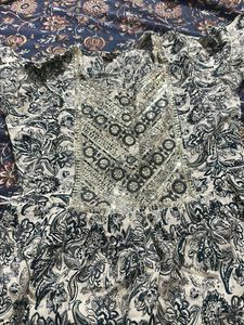 Paisley Print Maxi Dress