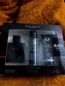 Entity Black Belt 3-Piece Gift Set