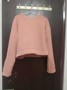 Peach Knit Sweater