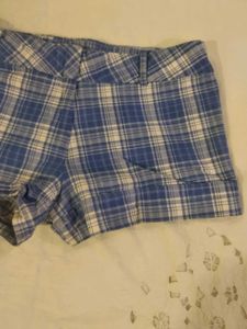 Beautiful Blue Chequered Short