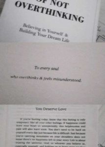 The Art of Not Overthinking - Book