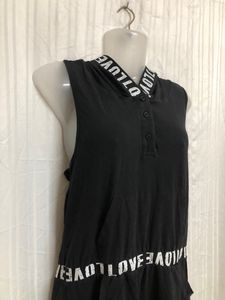 Black Sleeveless Jumpsuit