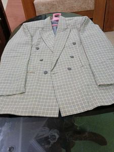 Checked Blazer