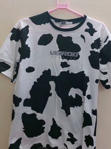 Veirdo Cow Print T Shirt