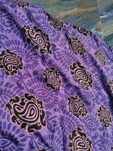 Purple Printed Kurta