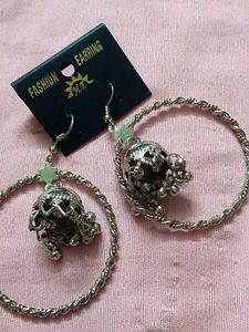 Hoop Jhumka Earrings