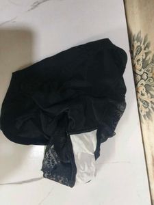 Black Lace Trim Panties