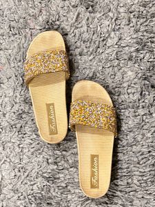 Sparkly Slide Sandals