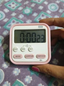 Cute Pink Digital Kitchen Timer