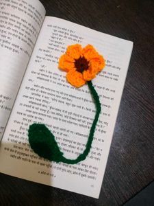 Crochet Flower Bookmark