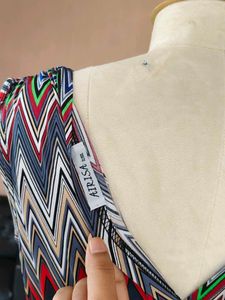 Chevron Maxi Dress