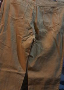 Mustard Yellow Jeans Never Worend