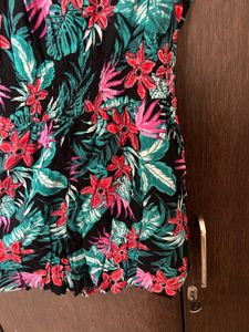 Tropical Floral Romper