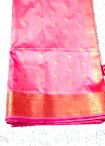 Pink  silkSaree with Blouse