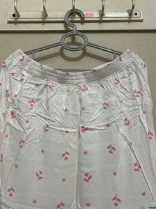 Pink Floral Ethnic Skirt