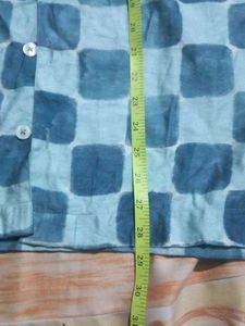 Checkered Short Sleeve Button-Down