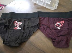 Women Hipsters (Pack Of 2) Maroon &amp; Brown