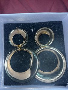 Golden Hoop Earrings