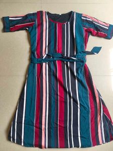 Striped Midi Dress